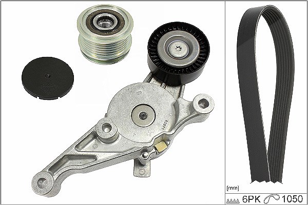 Schaeffler Ina Keilrippenriemensatz [Hersteller-Nr. 529046920] für VW, Seat, Ford, Audi, Skoda