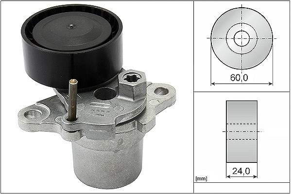 Schaeffler Ina Spannarm, Keilrippenriemen [Hersteller-Nr. 534054610] für Audi, VW, Seat, Skoda
