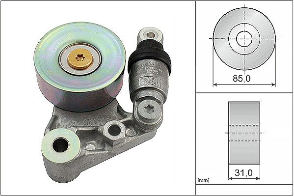 Schaeffler Ina Spannarm, Keilrippenriemen [Hersteller-Nr. 534002110] für Nissan