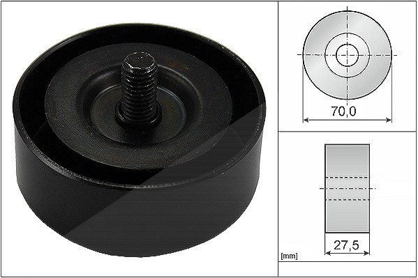 Schaeffler Ina Umlenk-/Führungsrolle, Keilrippenriemen [Hersteller-Nr. 532060610] für Kia, Hyundai