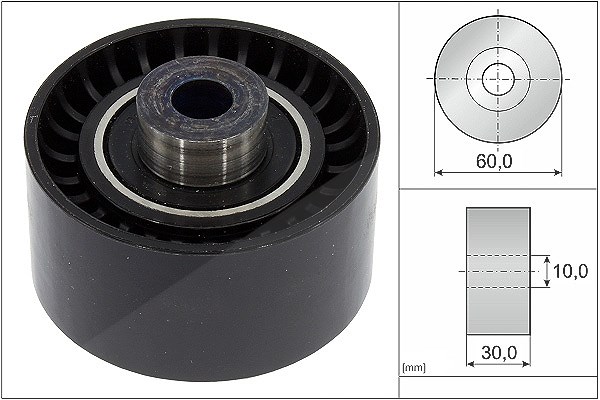 Schaeffler Ina Umlenk-/Führungsrolle, Zahnriemen [Hersteller-Nr. 532028910] für Fiat, Citroën, Lancia, Peugeot