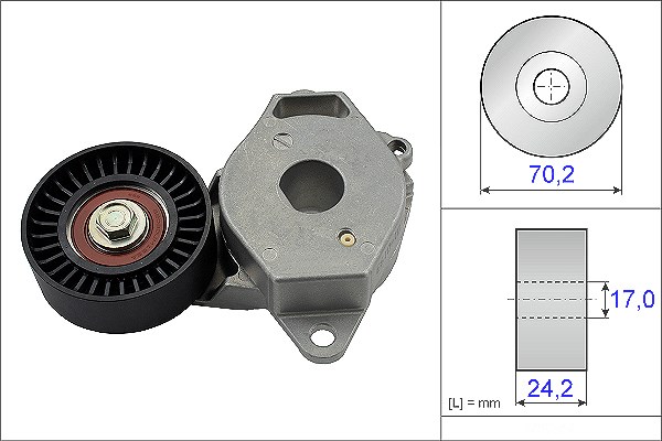 Schaeffler Ina Spannarm, Keilrippenriemen [Hersteller-Nr. 534040910] für Toyota, Daihatsu