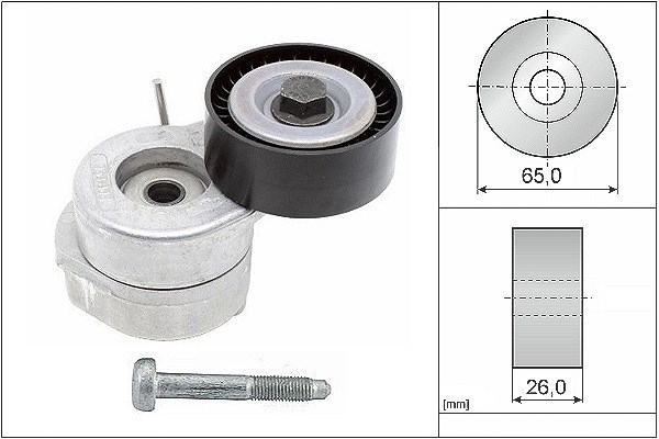 Schaeffler Ina Spannarm, Keilrippenriemen [Hersteller-Nr. 534060710] für Chrysler, Ford, Fiat, Alfa Romeo, Lancia