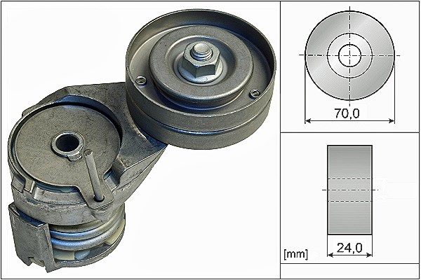 Schaeffler Ina Spannarm, Keilrippenriemen [Hersteller-Nr. 534013830] für Seat, Skoda, Audi, VW