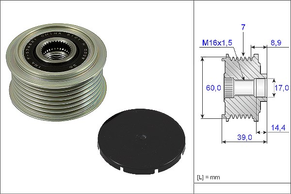 Schaeffler Ina Generatorfreilauf [Hersteller-Nr. 535024510] für Hyundai, Kia