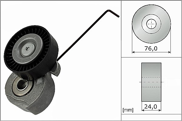Schaeffler Ina Spannarm, Keilrippenriemen [Hersteller-Nr. 534032410] für Land Rover, Volvo