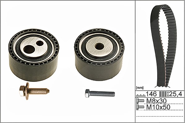 Schaeffler Ina Zahnriemensatz [Hersteller-Nr. 530044610] für Lancia, Fiat, Citroën, Peugeot