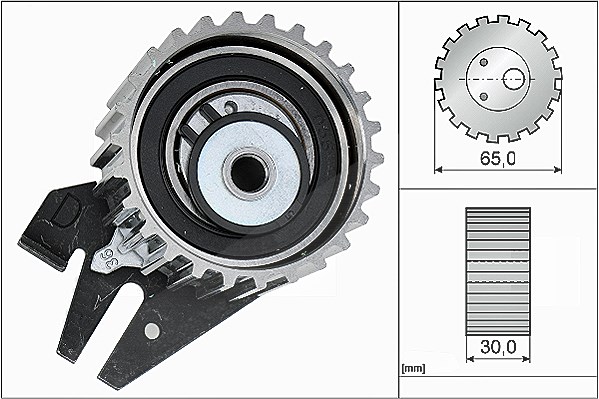 Schaeffler Ina Spannrolle, Zahnriemen [Hersteller-Nr. 531084410] für Suzuki, Alfa Romeo, Opel, Vauxhall, Cadillac, Chrysler, Chevrolet, Fiat, Saab, La