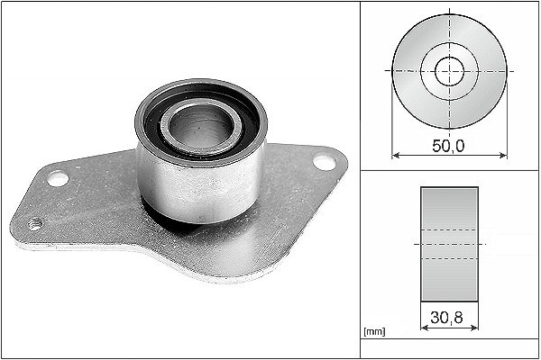 Schaeffler Ina Umlenk-/Führungsrolle, Zahnriemen [Hersteller-Nr. 532023810] für Dacia, Renault