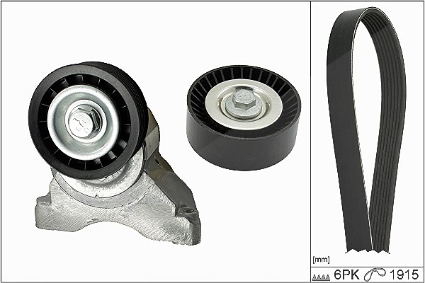Schaeffler Ina Keilrippenriemensatz [Hersteller-Nr. 529000710] für Ford