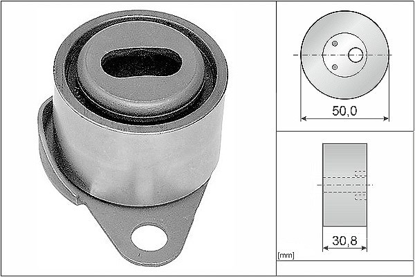 Schaeffler Ina Spannrolle, Zahnriemen [Hersteller-Nr. 531006110] für Renault, Volvo, Suzuki, Dacia, Vauxhall, Opel, Mitsubishi