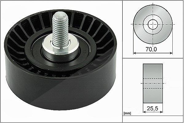 Schaeffler Ina Umlenk-/Führungsrolle, Keilrippenriemen [Hersteller-Nr. 532054510] für Ford, Mazda