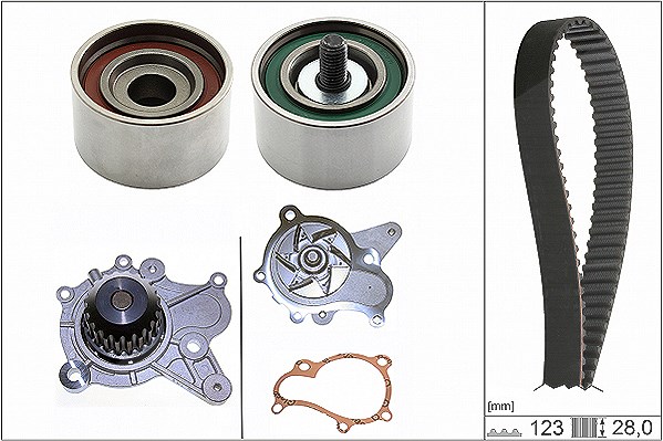 Schaeffler Ina Wasserpumpe + Zahnriemensatz [Hersteller-Nr. 530050230] für Kia, Hyundai