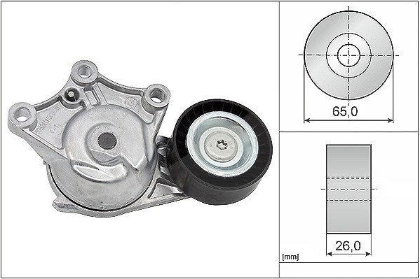 Schaeffler Ina Spannarm, Keilrippenriemen [Hersteller-Nr. 534042810] für Citroën, Peugeot, Ds