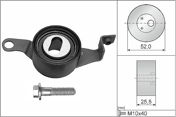 Schaeffler Ina Spannrolle, Zahnriemen [Hersteller-Nr. 531022510] für Mazda, Ford