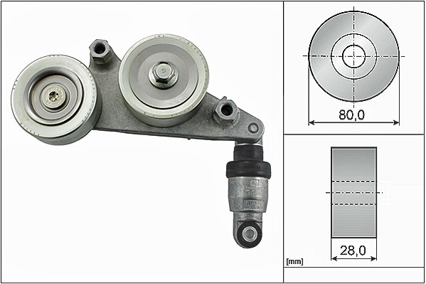 Schaeffler Ina Schwingungsdämpfer, Keilrippenriemen [Hersteller-Nr. 534041510] für Honda