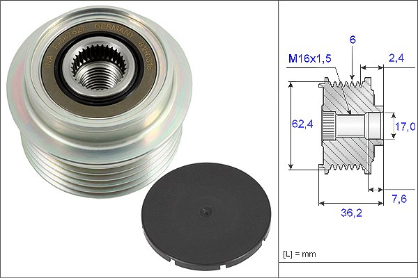 Schaeffler Ina Generatorfreilauf [Hersteller-Nr. 535023810] für Toyota