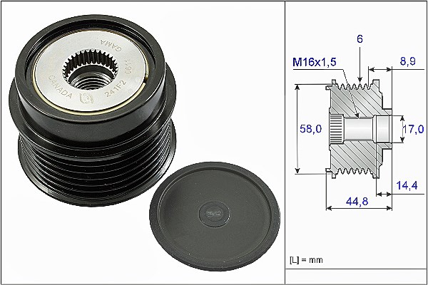 Schaeffler Ina Generatorfreilauf [Hersteller-Nr. 535027110] für Kia, Hyundai