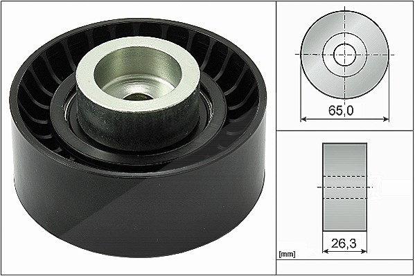Schaeffler Ina Umlenk-/Führungsrolle, Keilrippenriemen [Hersteller-Nr. 532047010] für Jaguar, Fiat, Ford, Peugeot, Citroën