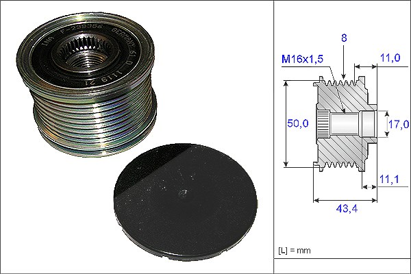 Schaeffler Ina Generatorfreilauf [Hersteller-Nr. 535010810] für Mercedes-Benz