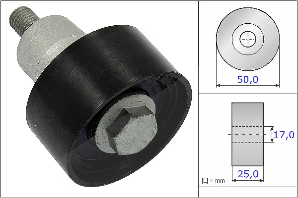 Schaeffler Ina Umlenk-/Führungsrolle, Zahnriemen [Hersteller-Nr. 532075310] für VW, Audi, Seat, Skoda