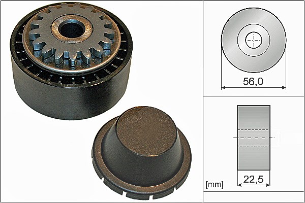 Schaeffler Ina Spannrolle, Keilrippenriemen [Hersteller-Nr. 531085410] für Nissan, Proton, Renault, Dacia