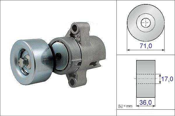 Schaeffler Ina Spannarm, Keilrippenriemen [Hersteller-Nr. 534045310] für Mazda