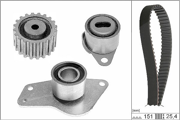 Schaeffler Ina Zahnriemensatz [Hersteller-Nr. 530018510] für Renault