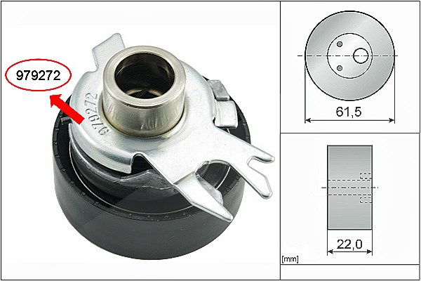 Schaeffler Ina Spannrolle, Zahnriemen [Hersteller-Nr. 531025230] für Skoda, VW, Seat