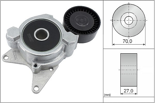 Schaeffler Ina Riemenspanner, Keilrippenriemen [Hersteller-Nr. 534017410] für Lexus, Toyota