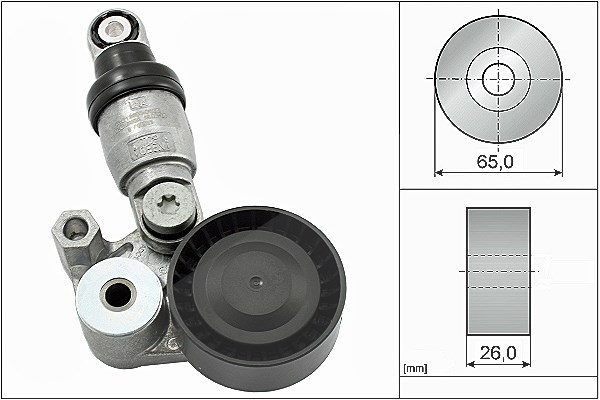 Schaeffler Ina Schwingungsdämpfer, Keilrippenriemen [Hersteller-Nr. 533012910] für Mazda