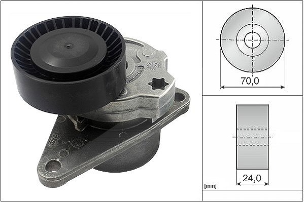 Schaeffler Ina Spannarm, Keilrippenriemen [Hersteller-Nr. 534010310] für Volvo