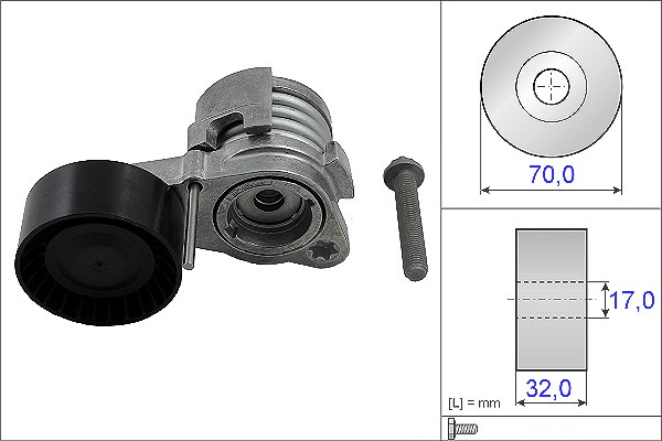 Schaeffler Ina Spannarm, Keilrippenriemen [Hersteller-Nr. 534043210] für BMW