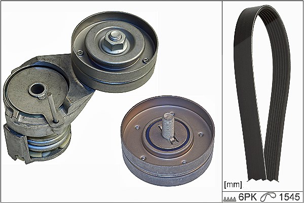 Schaeffler Ina Keilrippenriemensatz [Hersteller-Nr. 529010810] für Seat, Skoda, VW