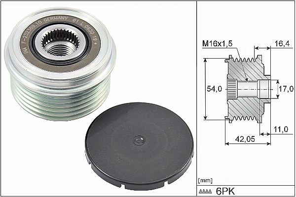 Schaeffler Ina Generatorfreilauf [Hersteller-Nr. 535028510] für Land Rover