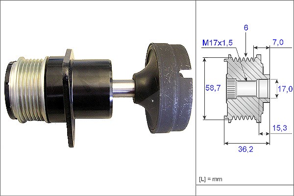 Schaeffler Ina Generatorfreilauf [Hersteller-Nr. 535015710] für Ford