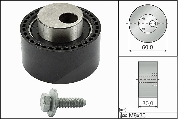 Schaeffler Ina Spannrolle, Zahnriemen [Hersteller-Nr. 531026410] für Citroën, Peugeot, Suzuki, Fiat, Lancia
