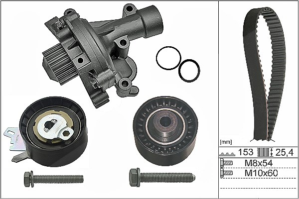 Schaeffler Ina Wasserpumpe + Zahnriemensatz [Hersteller-Nr. 530047130] für Peugeot, Citroën