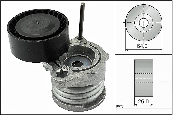 Schaeffler Ina Spannarm, Keilrippenriemen [Hersteller-Nr. 534033110] für Alpina, BMW