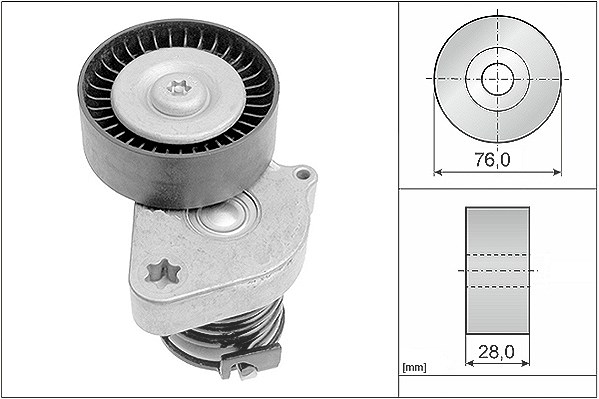 Schaeffler Ina Spannarm, Keilrippenriemen [Hersteller-Nr. 534008130] für Mercedes-Benz