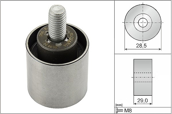 Schaeffler Ina Umlenk-/Führungsrolle, Zahnriemen [Hersteller-Nr. 532066110] für Saab, Opel, Vauxhall