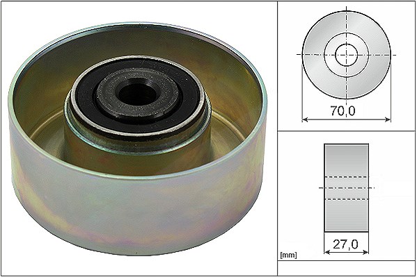 Schaeffler Ina Umlenk-/Führungsrolle, Keilrippenriemen [Hersteller-Nr. 532021410] für Citroën, Peugeot