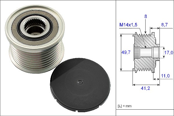 Schaeffler Ina Generatorfreilauf [Hersteller-Nr. 535014110] für Jeep, BMW