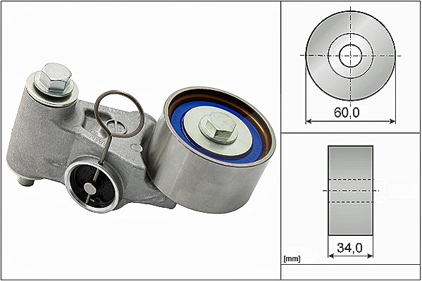Schaeffler Ina Spannrolle, Zahnriemen [Hersteller-Nr. 531065520] für Subaru