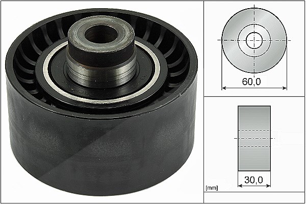 Schaeffler Ina Umlenk-/Führungsrolle, Zahnriemen [Hersteller-Nr. 532034510] für Nissan, Rover, Toyota, Peugeot, Fiat, Suzuki, Citroën, Lancia