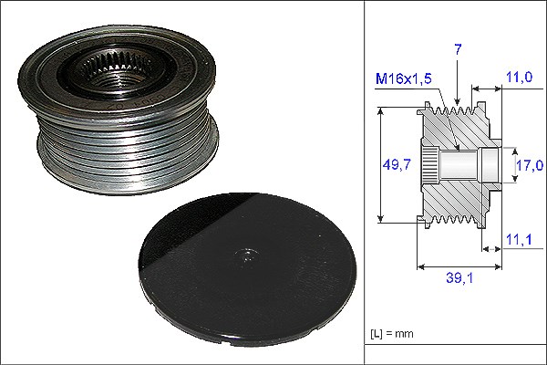 Schaeffler Ina Generatorfreilauf [Hersteller-Nr. 535008410] für Mercedes-Benz