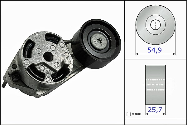Schaeffler Ina Spannarm, Keilrippenriemen [Hersteller-Nr. 534051610] für BMW
