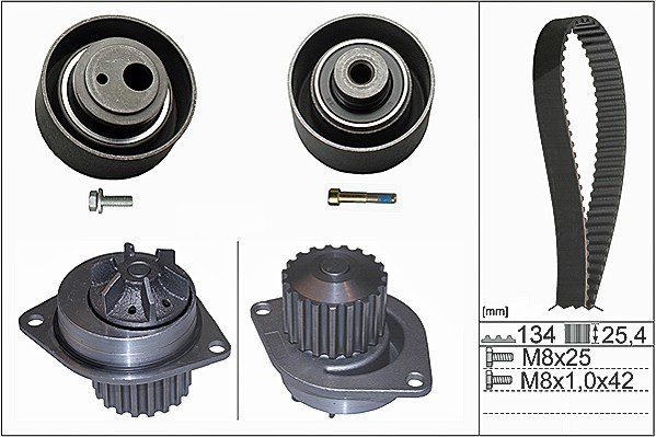 Schaeffler Ina Wasserpumpe + Zahnriemensatz [Hersteller-Nr. 530005530] für Peugeot, Citroën