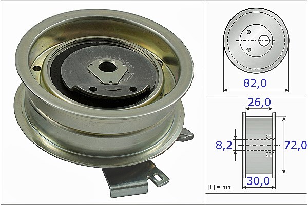 Schaeffler Ina Spannrolle, Zahnriemen [Hersteller-Nr. 531020320] für Audi, Seat, Skoda, VW