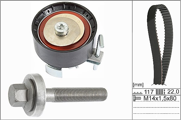 Schaeffler Ina Zahnriemensatz [Hersteller-Nr. 530060510] für Volvo, Ford